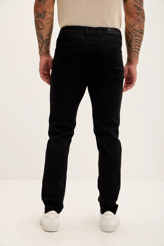 Super Soft 5-pocket Style Pants - Jet Black