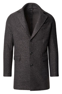 Boucle Coat - Grey