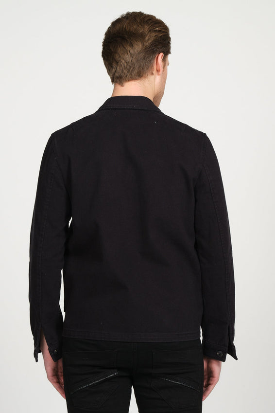 Canvas Work Jacket - Black