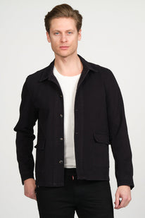 Canvas Work Jacket - Black