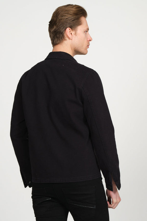 Canvas Work Jacket - Black