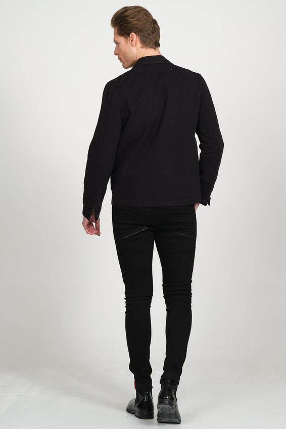 Canvas Work Jacket - Black