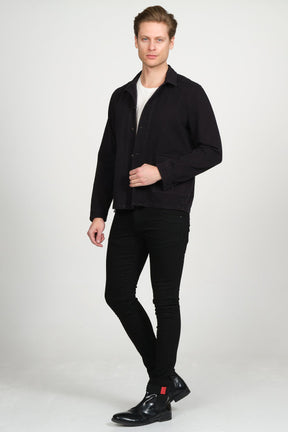 Canvas Work Jacket - Black