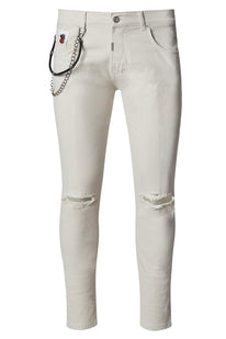 Slim Fit Chino - Ecru