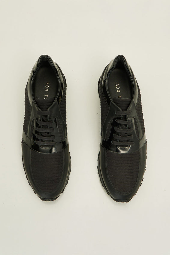 City Casual Sneaker - Black Yellow