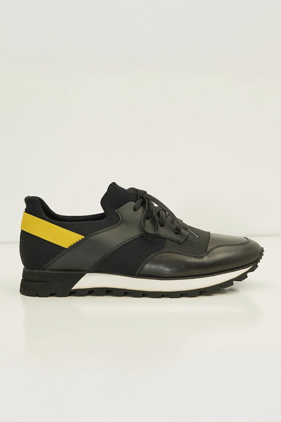 City Casual Sneaker - Black Yellow