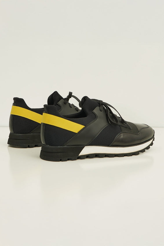City Casual Sneaker - Black Yellow