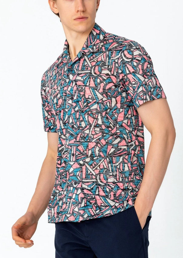 Collared Lightweight Shirt - Asymmetric