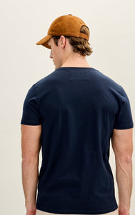 3-pack Cotton V-Neck T-Shirt - Navy