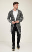 Dreamers Longline Cardigan - Black Grey
