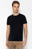 Fitted Lightweight Crew-Neck T-Shirt - Black