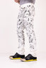 Funky Scribbled Denim Jeans - White