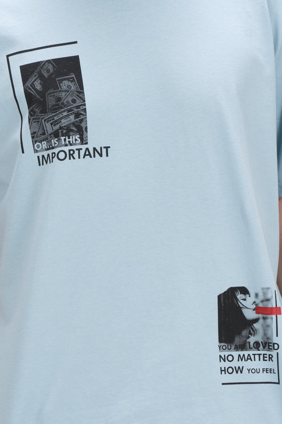 Important Tee - Blue
