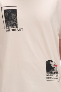 Important Tee - Stone