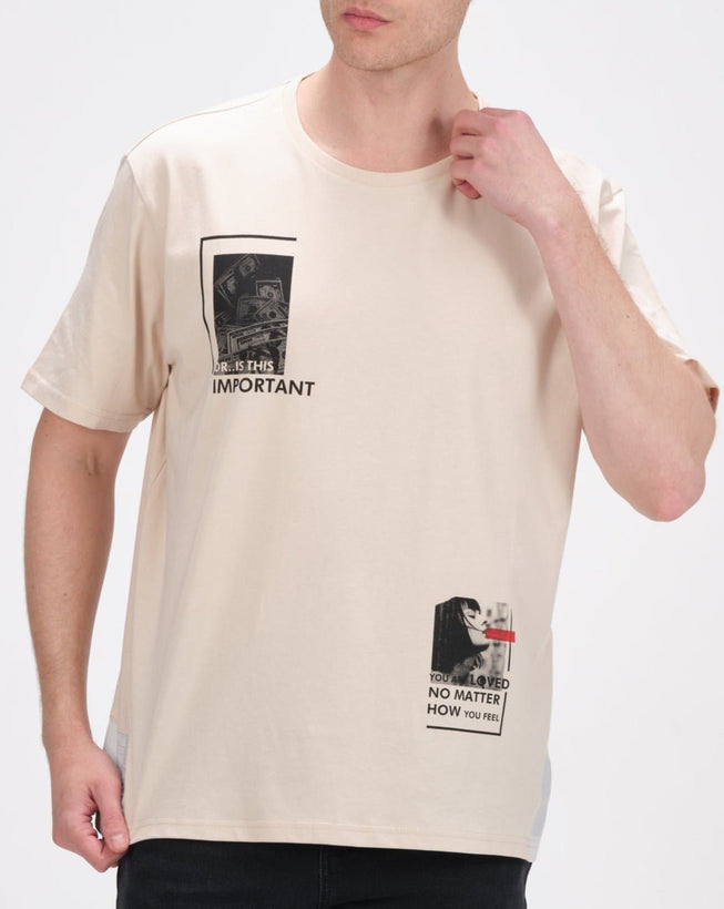 Important Tee - Stone