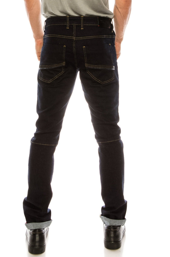 Inner Red Denim -  Navy