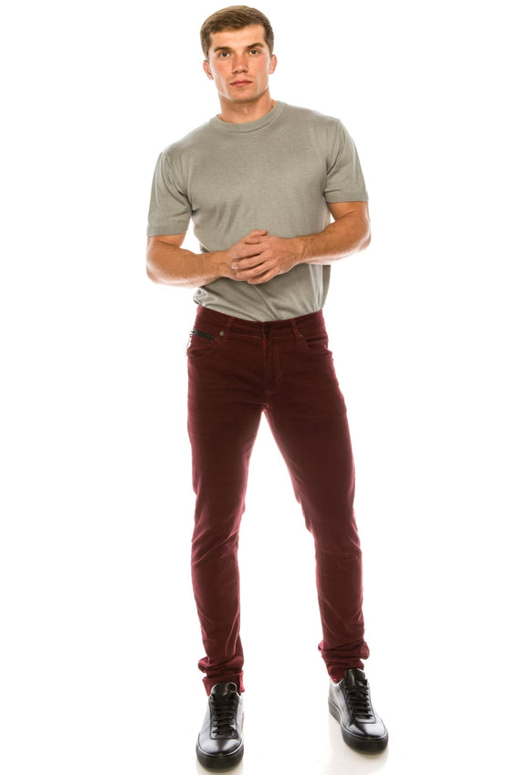 Inner Red Denim - Wine