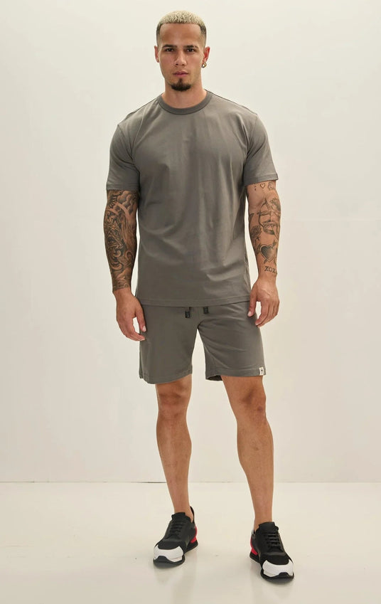 Lightweight Cotton T-shirt - Anthracite