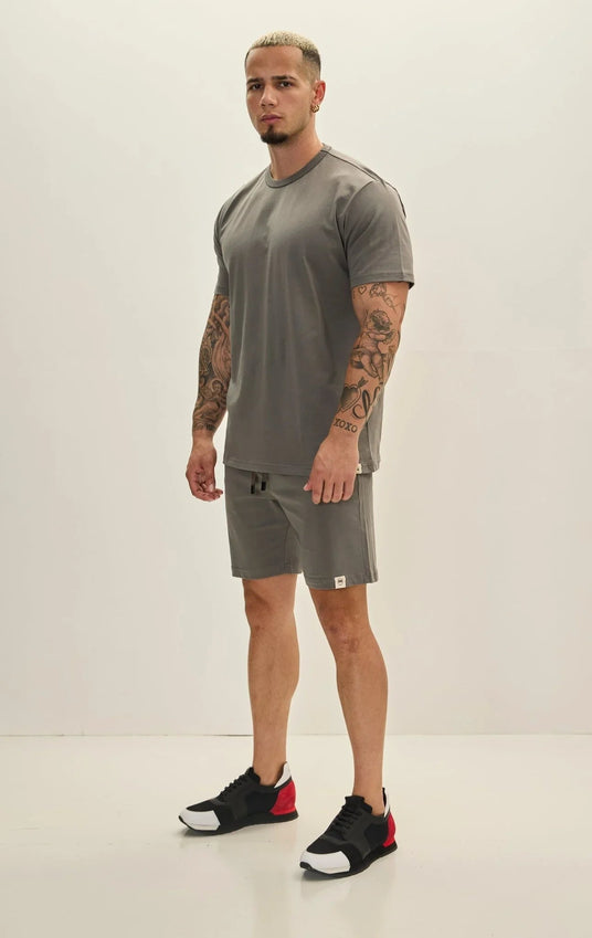 Lightweight Cotton T-shirt - Anthracite