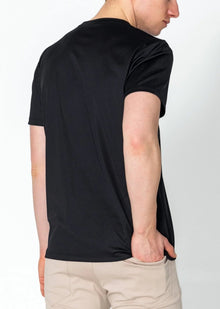 Luxurious Glow Crew-Neck T-Shirt - Black