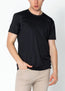 Luxurious Glow Crew-Neck T-Shirt - Black