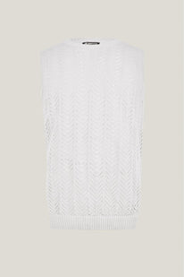 Muscle Fit Tank Top - Off White