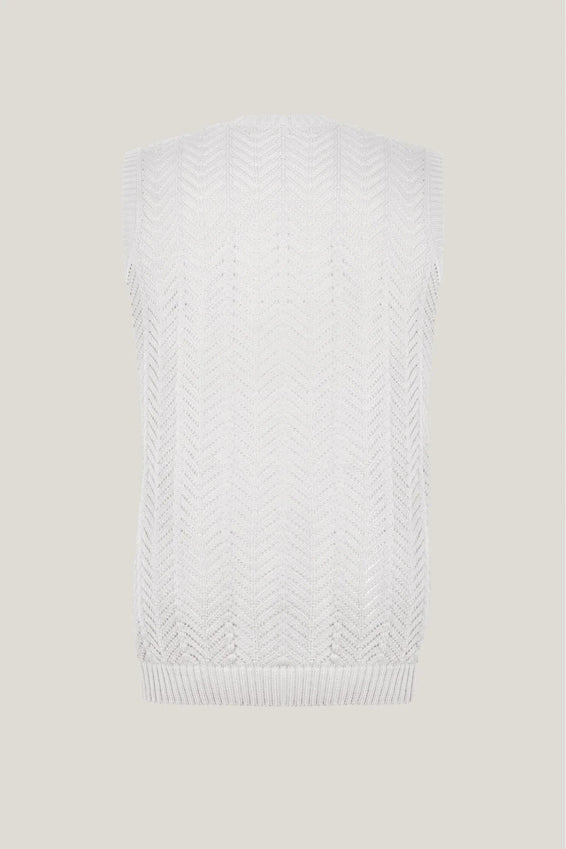 Muscle Fit Tank Top - Off White