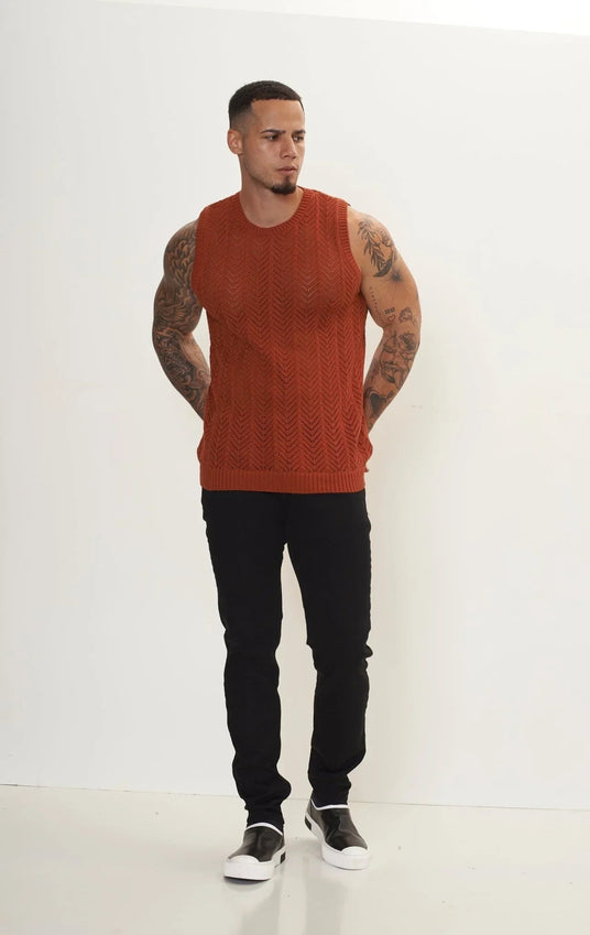 Muscle Fit Tank Top - Tile