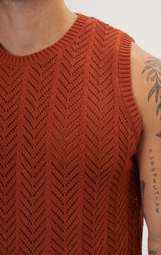 Muscle Fit Tank Top - Tile