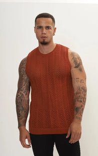 Muscle Fit Tank Top - Tile