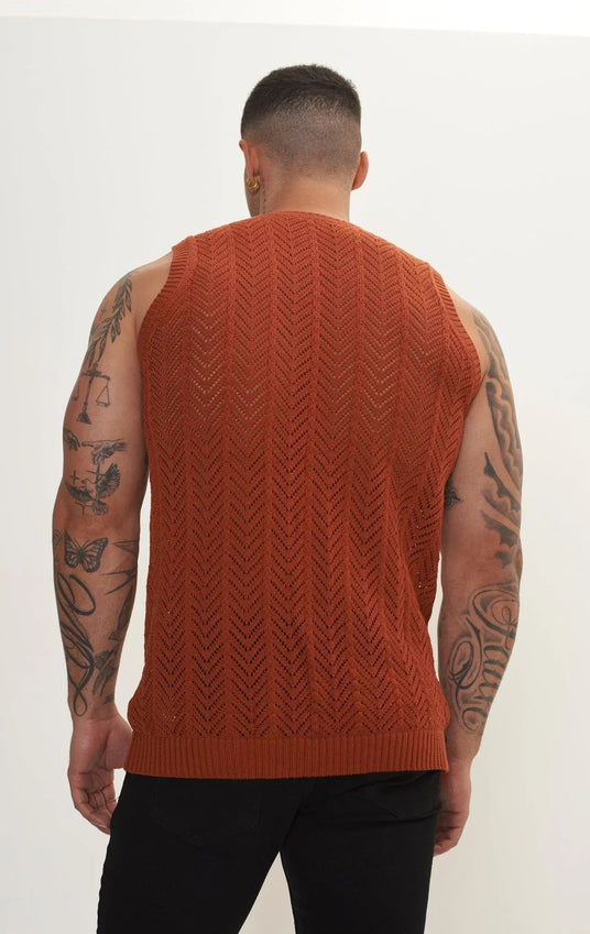 Muscle Fit Tank Top - Tile