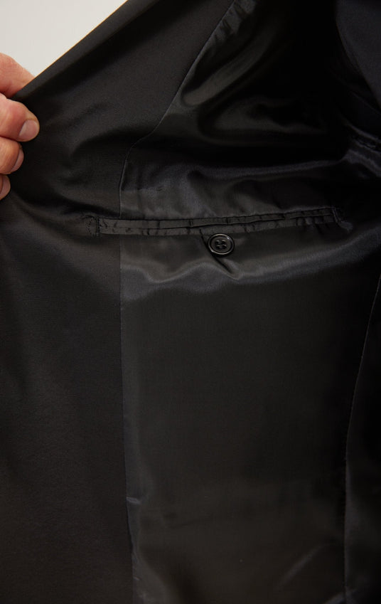 Paisley Shawl Lapel Tuxedo Jacket - Silver