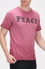Peace Tee - Bordeaux