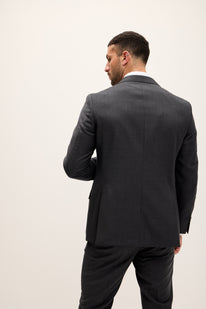 R260R - 100% Wool Suit - Charcoal