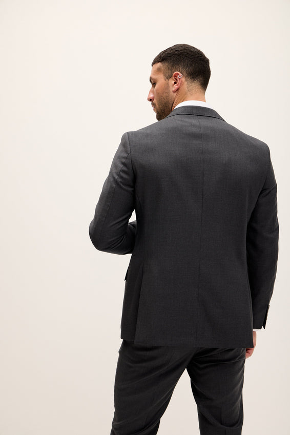 R260R - 100% Wool Suit - Charcoal