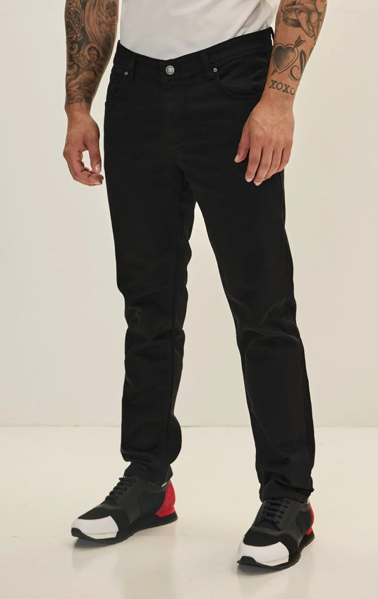 Super Soft 5-pocket Style Pants - Jet Black