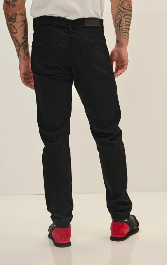 Super Soft 5-pocket Style Pants - Jet Black