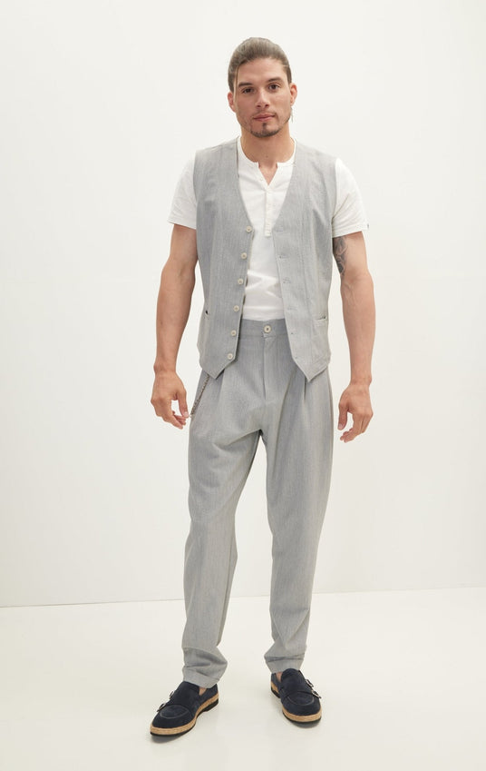 Waffle Stretch Beach Day Pants - Grey