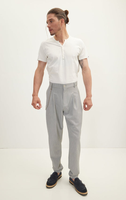 Waffle Stretch Beach Day Pants - Grey