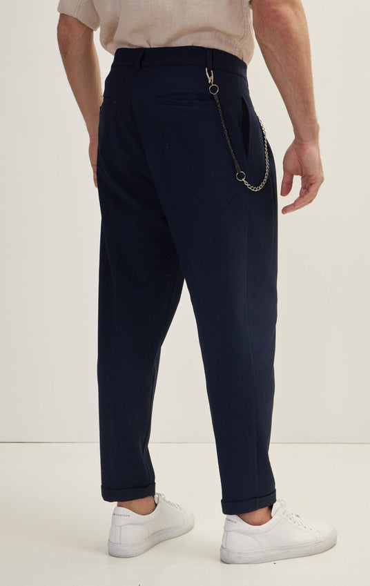 Waffle Stretch Beach Day Pants - Navy