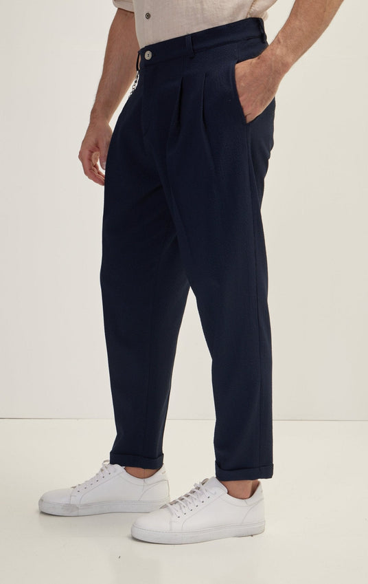 Waffle Stretch Beach Day Pants - Navy