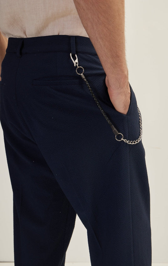 Waffle Stretch Beach Day Pants - Navy